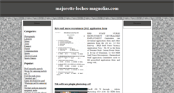 Desktop Screenshot of majorette-loches-magnolias.com